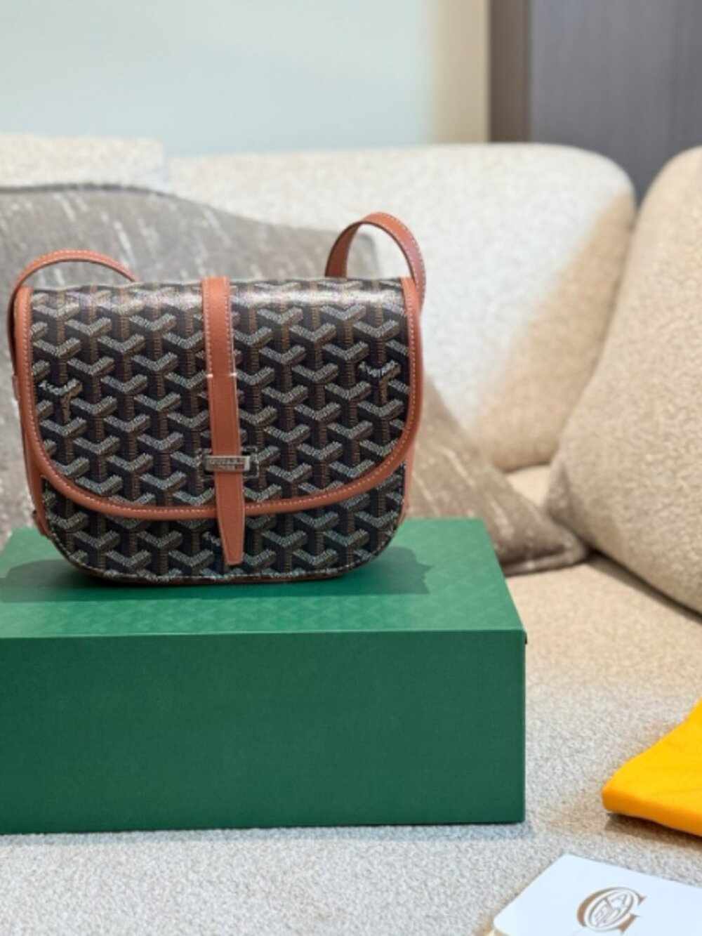 Goyard Belvedere PM Handbag/Crossbody Bag